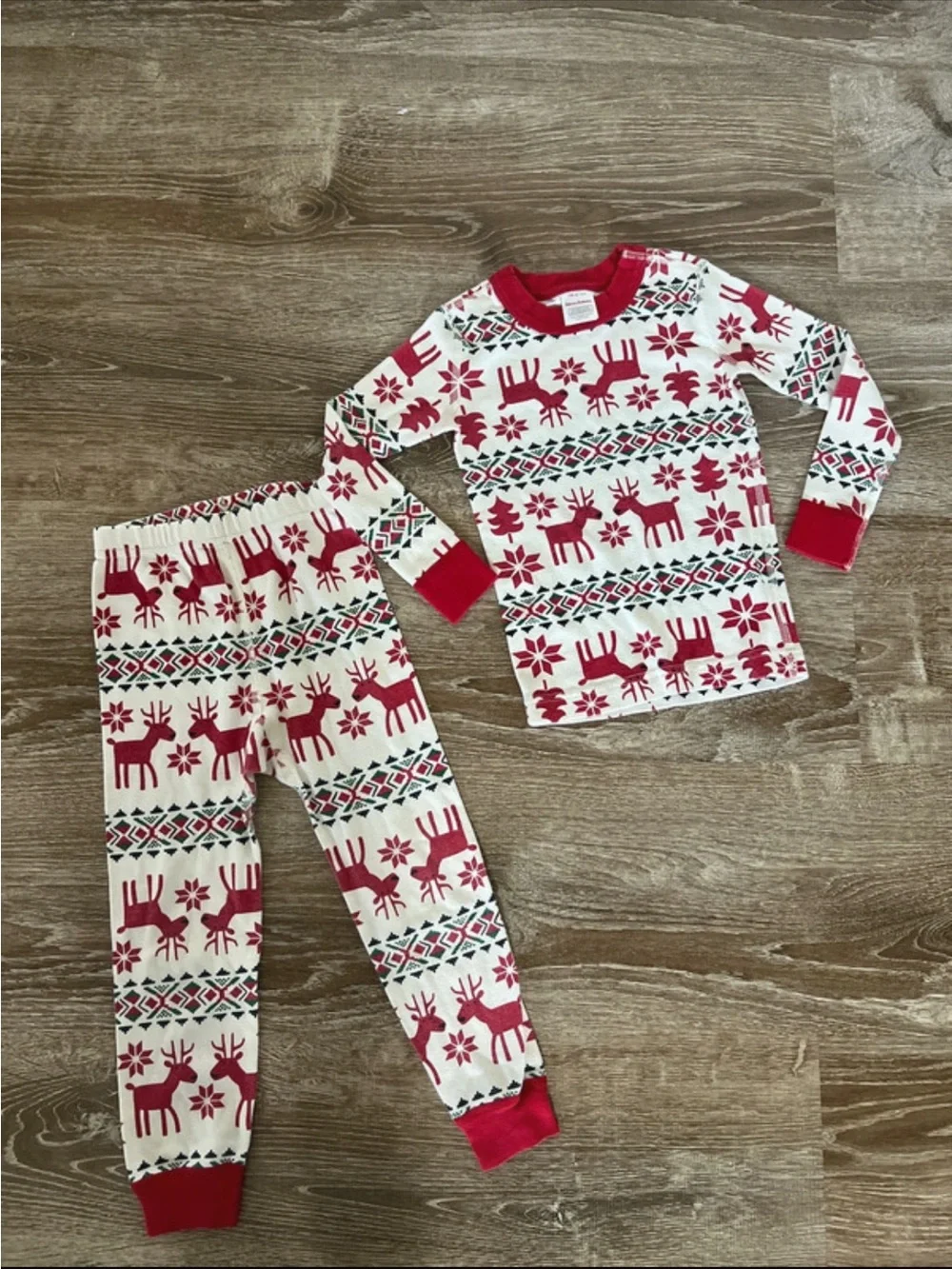 Hanna Andersson Dear Deer Pajamas size 4
